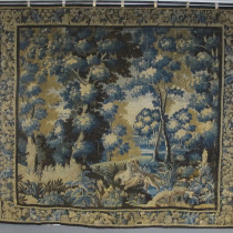 Image of Flemish Wool and Silk Verdure Tapestry